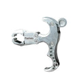 Zinc alloy fishing release aid with two-axis harpoon clip and stainless steel dispenser for spearfishing