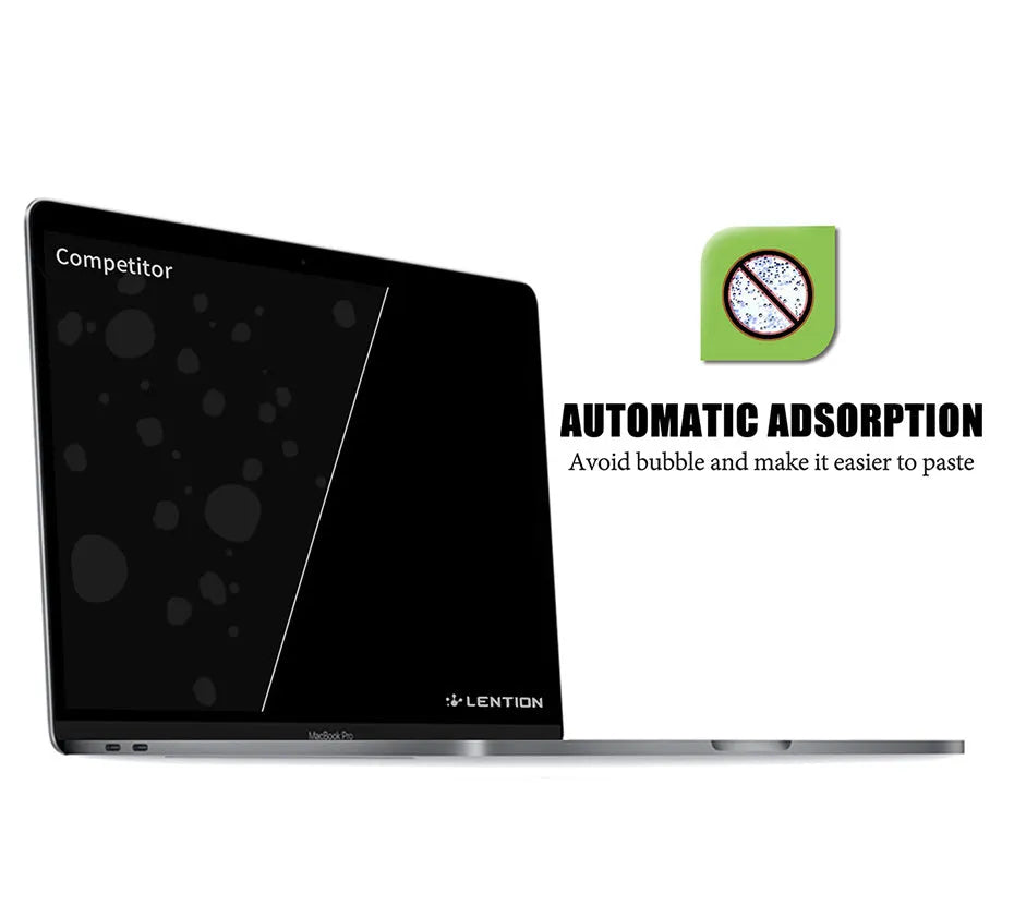 Lansheng matte screen protector film for 13-inch MacBook Pro with installation tools