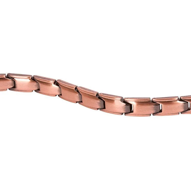 Metal rhombus therapy bracelet available in Black, Bronze, Gold, and Silver, with electroplated finish and optional 2pcs, 4pcs, or 8pcs sets.