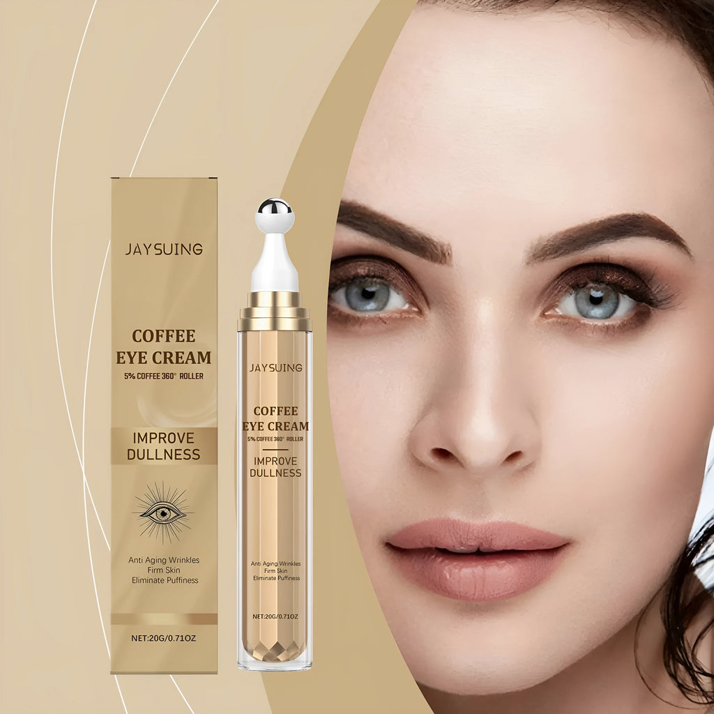 20g jar of caffeine firming eye cream for under eyes with coffee extract