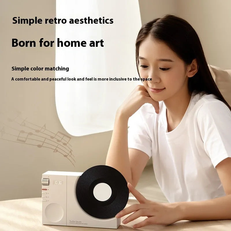 Mini Bluetooth portable speaker in Obsidian Black, Ivory White, Coral Pink or Plum Green colours with gift packaging
