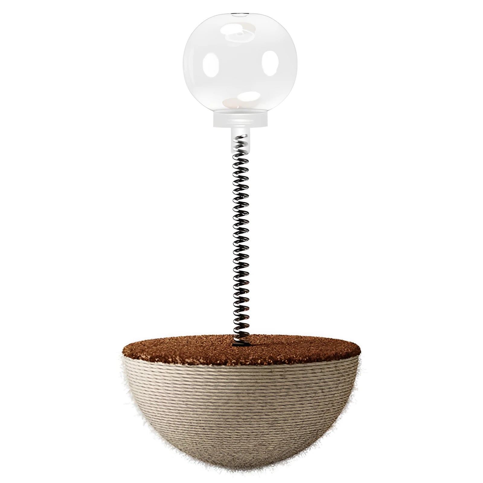 Auto-balancing cat interactive feeder toy with slow feeding mechanism in three designs