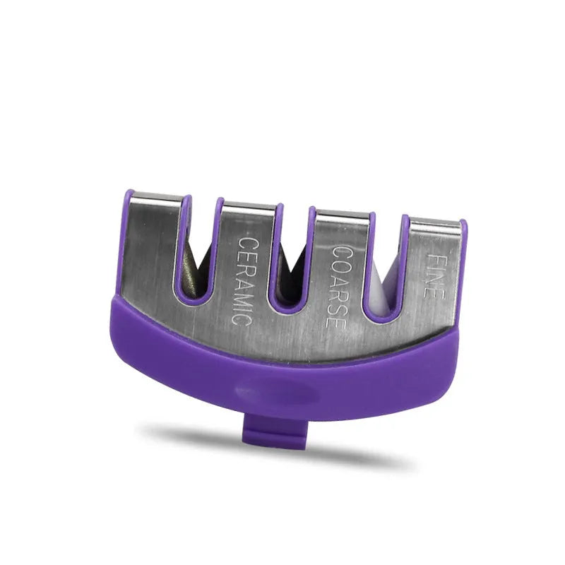 Diamond tungsten steel sharpening stone kitchen tool with disassembly design