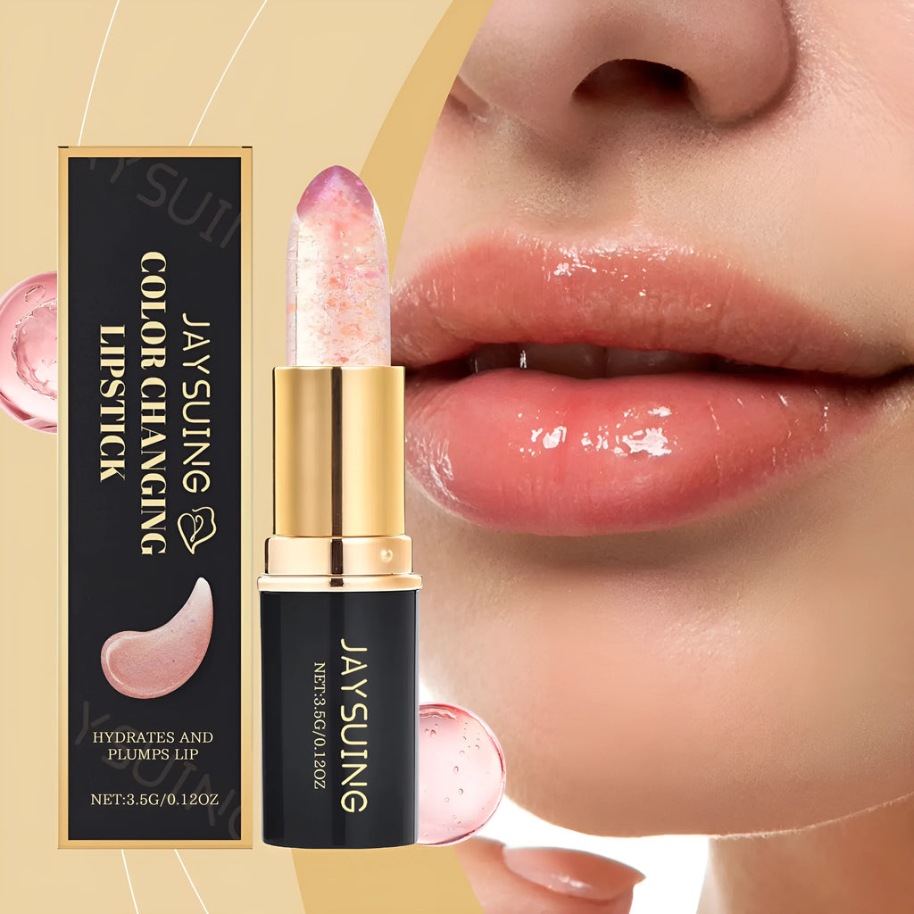 Moisturising colour-changing lipstick stick in a 3.5g format with hyaluronic acid.