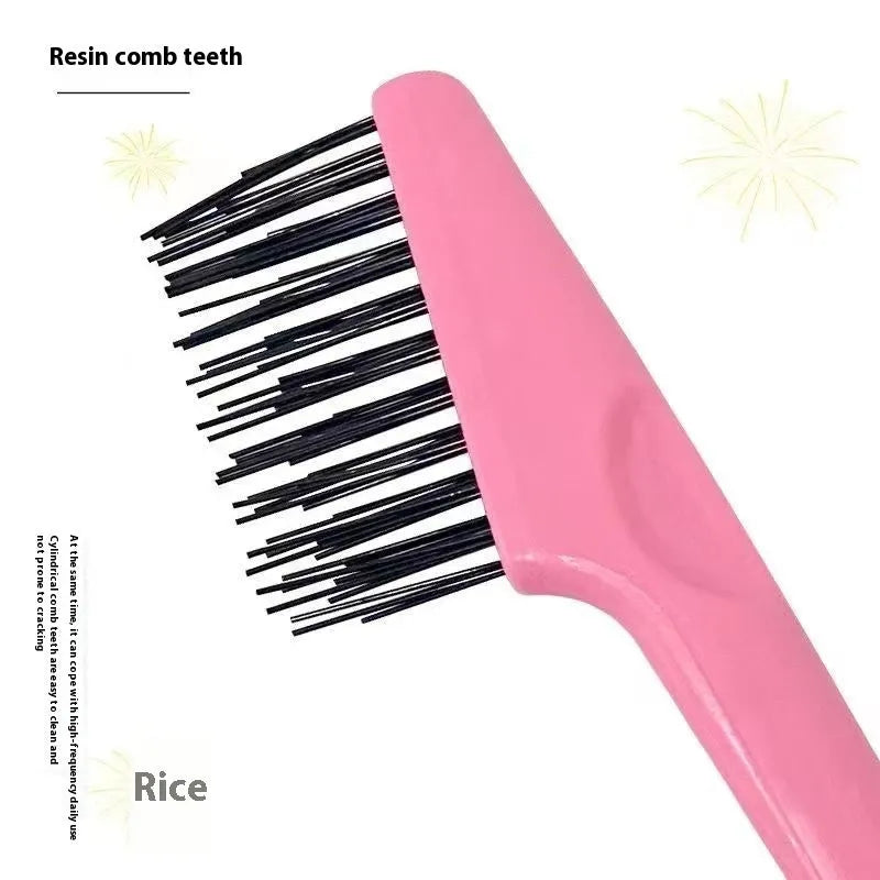 Large comb cleaner tool in black for removing hair and dust from hairbrushes