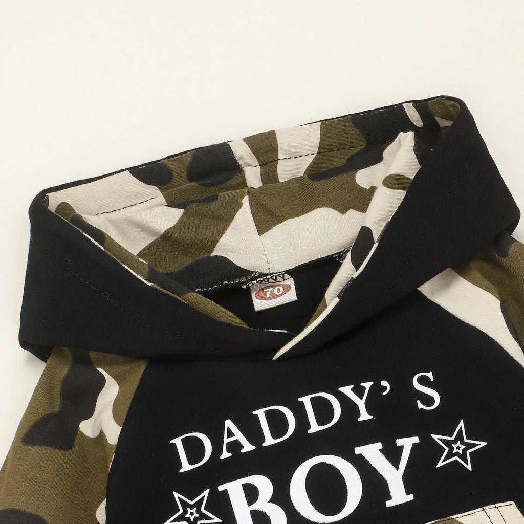 Boys cotton clothing set in green for children aged 1 to 3 years sizes 70-110cm