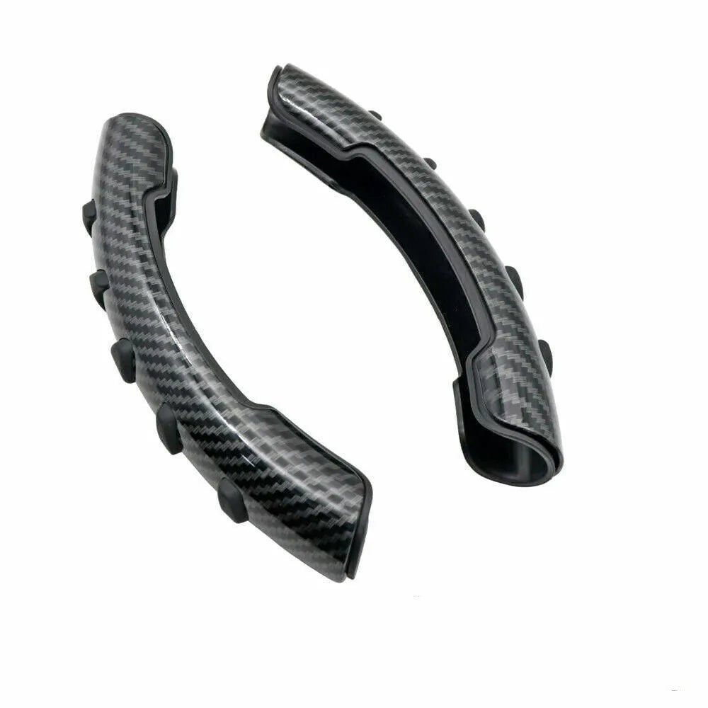 Carbon fibre black fibre steering wheel anti-skid sleeve for 38cm diameter wheels.