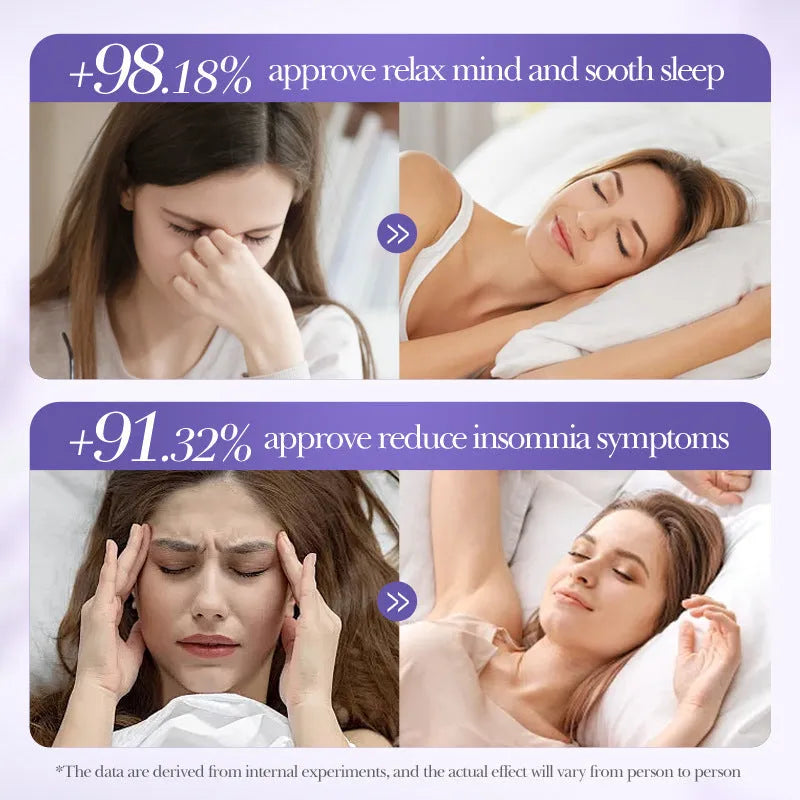 85ml fatigue relief sleep spray bottle with universal skin type compatibility