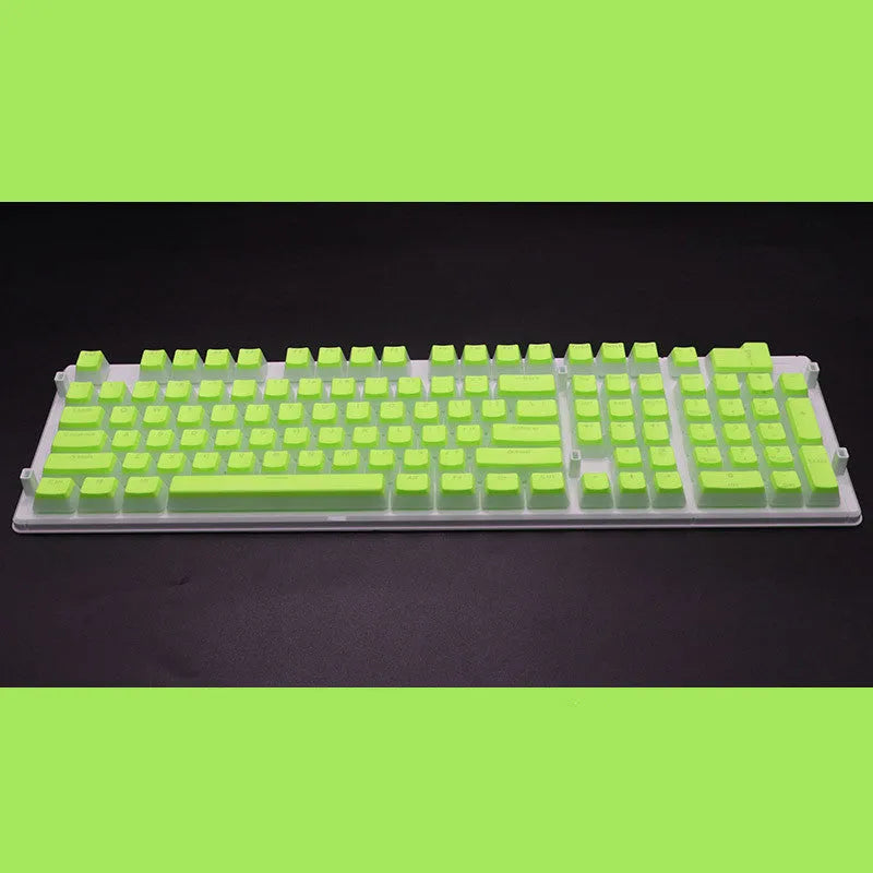 108 key pudding keycap set with translucent sides in sixteen colour options for mechanical keyboards