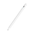 White PH25 Capacitor Pen stylus for iPad 2018-2019 models with 1.0mm fine nib and aluminium alloy body