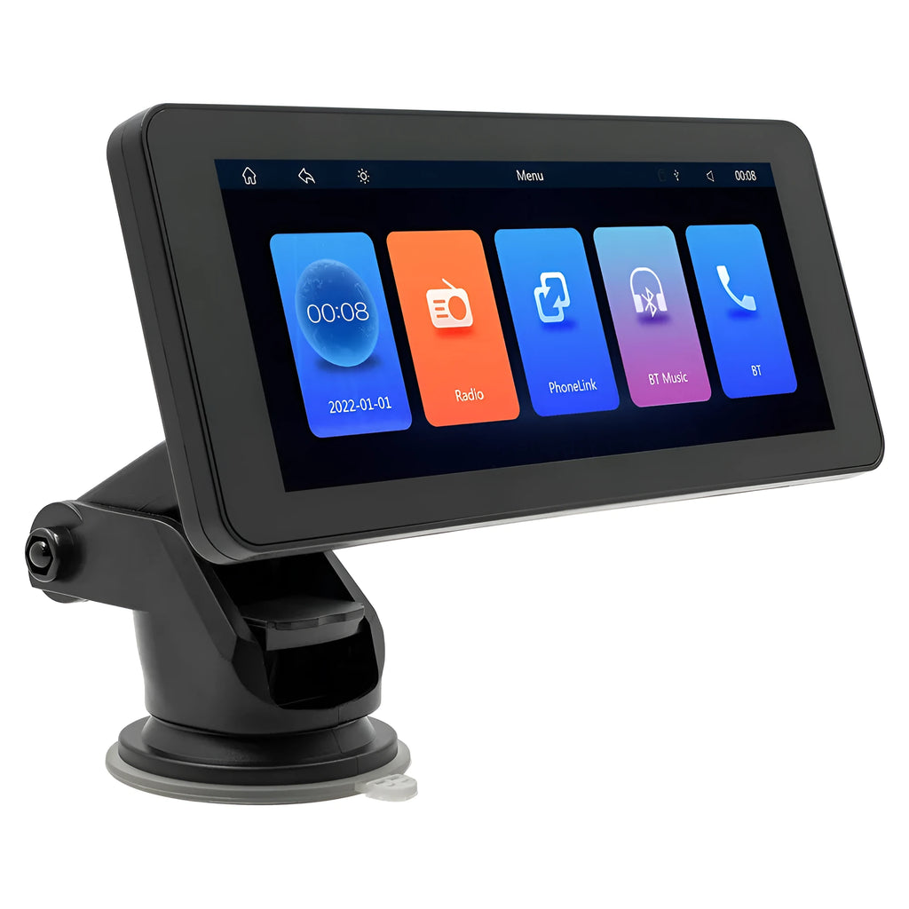 Portable wireless 6.86-inch vehicle video player with IPS screen display