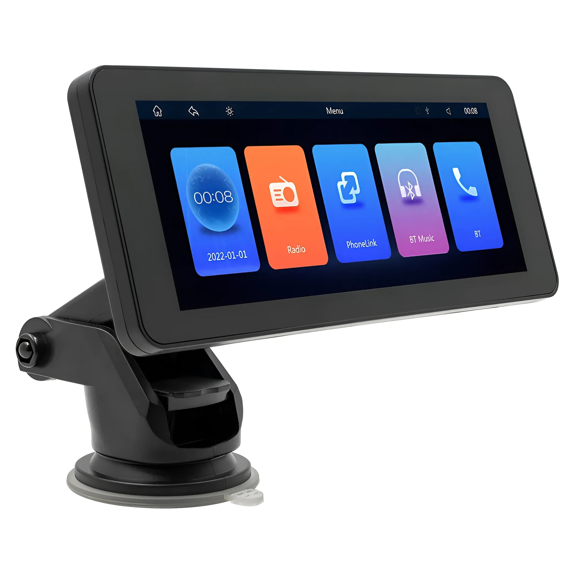 Portable wireless 6.86-inch vehicle video player with IPS screen display