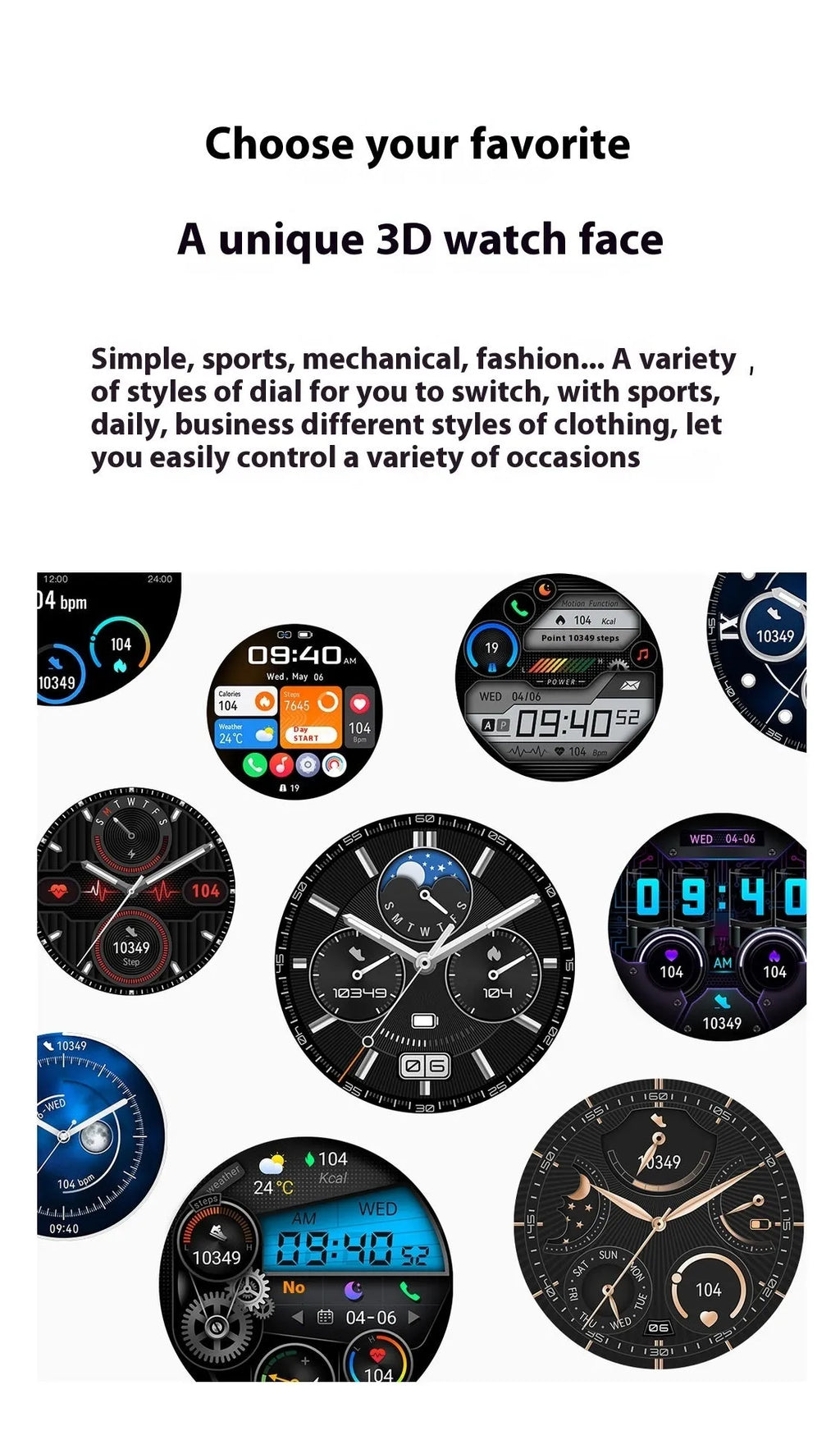 Black silicone strap silver vinyl case smartwatch with Bluetooth calling and health monitoring features on wrist