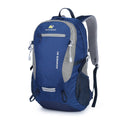 30L solid-colour waterproof nylon backpack with airpillow straps for outdoor sports.