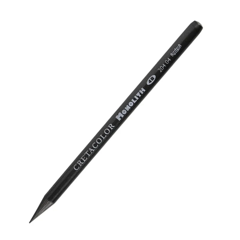 Wood-free graphite drawing pencils in six hardness grades including 2B, 4B, HB, 6B, 8B, and 9B for artists