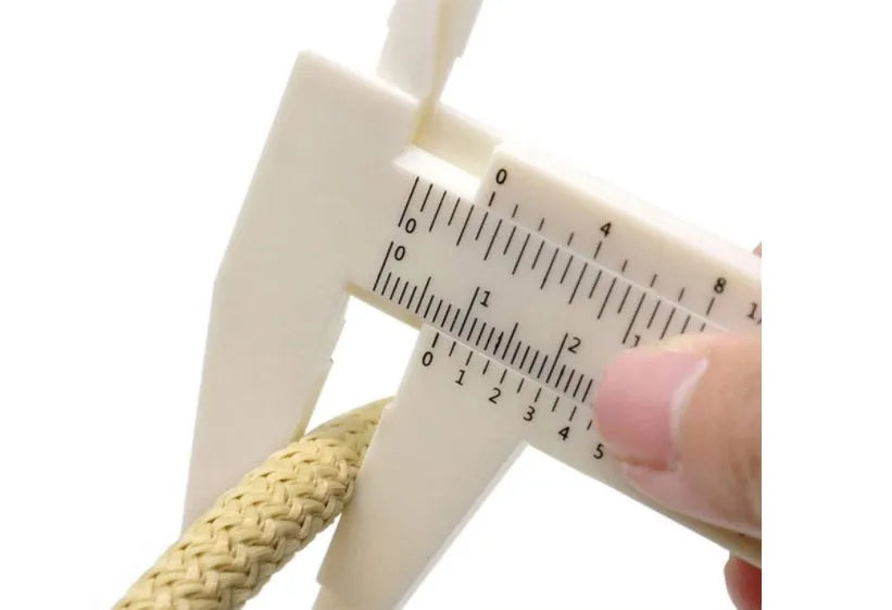 Dog training belt 0.8cm diameter rope lead in beige colour for outdoor recall training