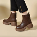 Black sheepskin shoes for shorter women with cotton lining and flat heel