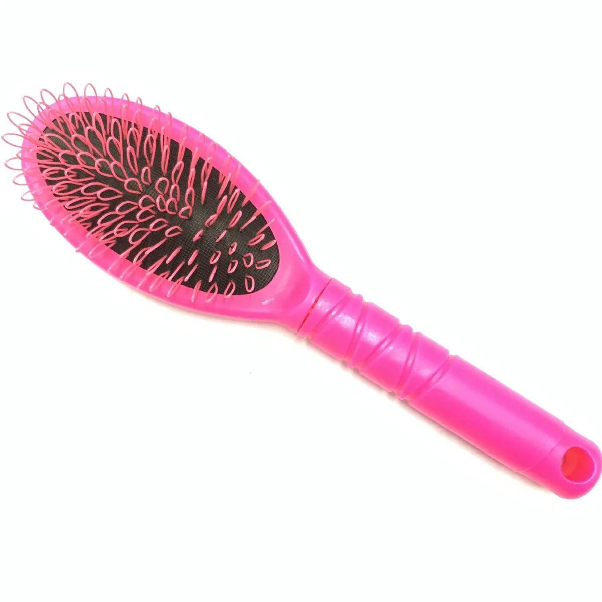 Black ring tooth hair extension comb with airbag cushion, 22cm length