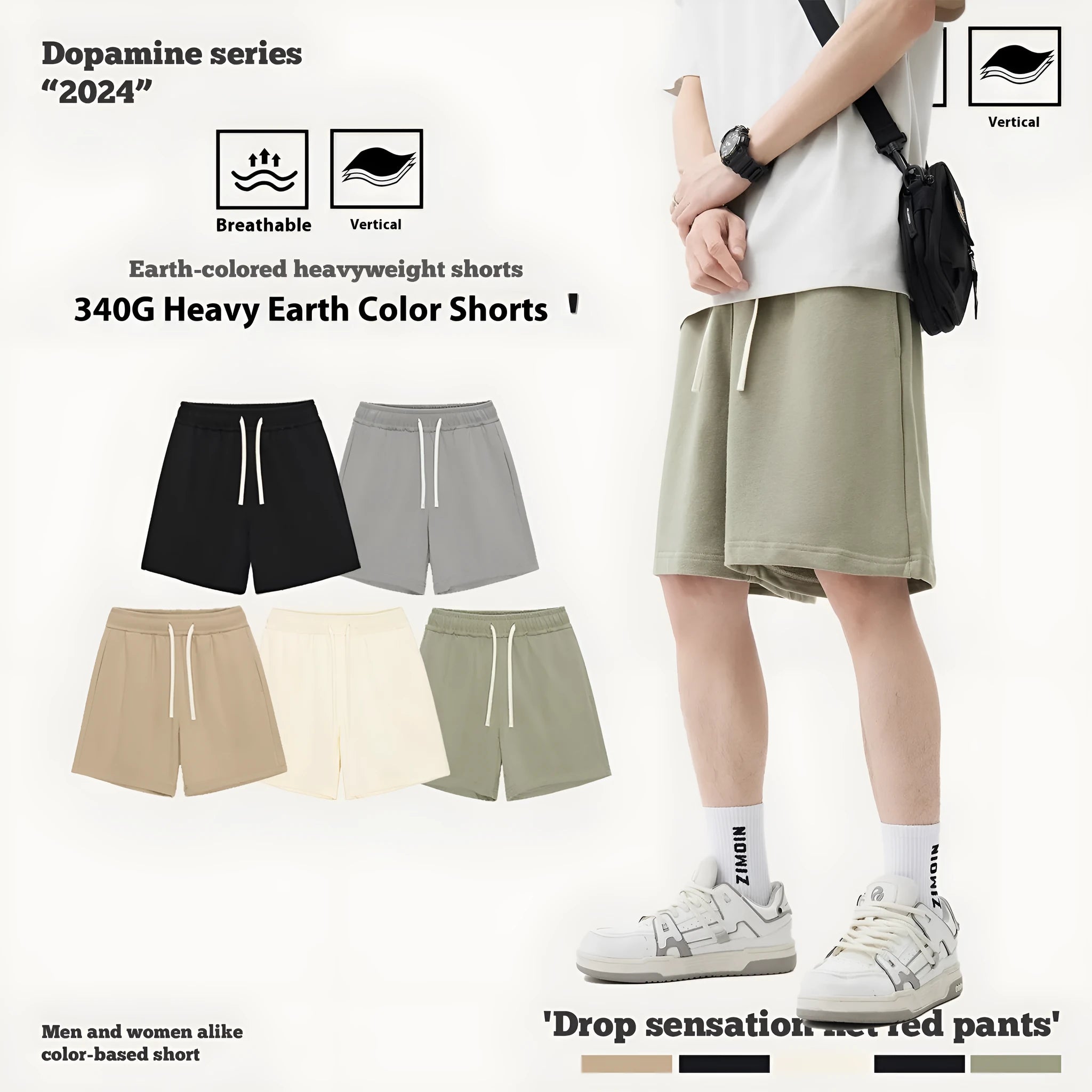 Cotton denim loose fit casual shorts for babies in charcoal grey colour