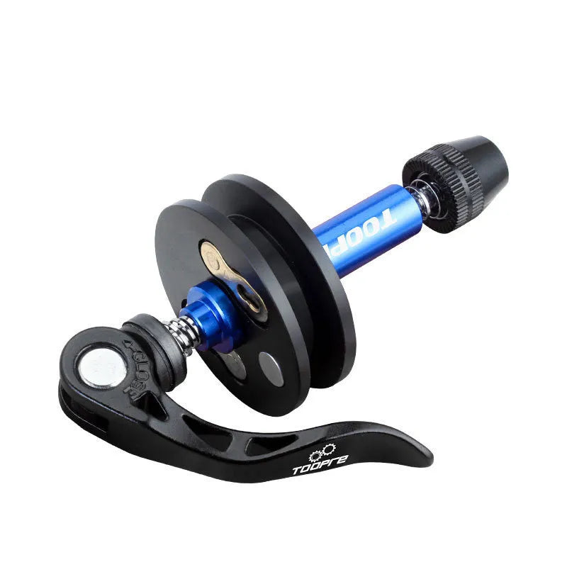 Aluminium bicycle chain holder tool for washing and maintenance procedures