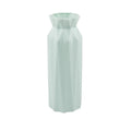 Drop-resistant melamine plastic vase in green, grey, pink, or white colours.