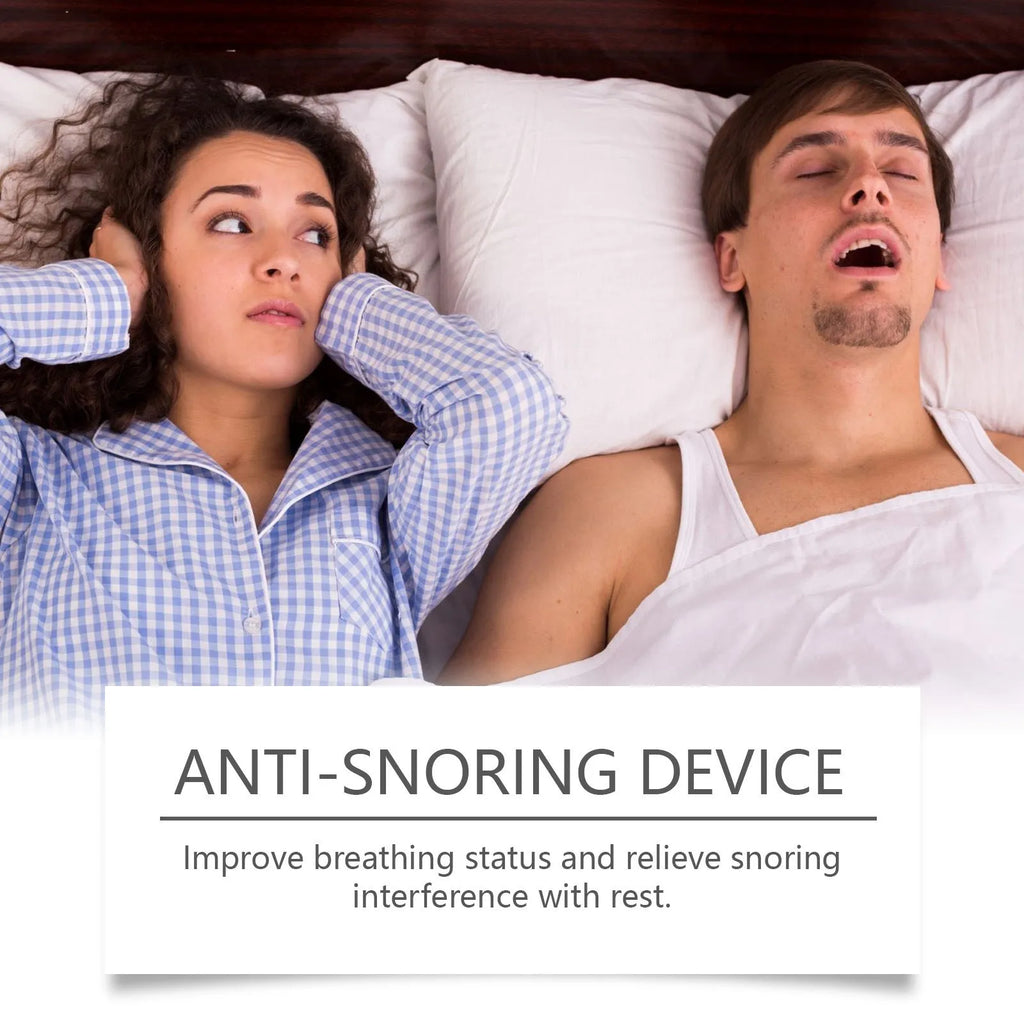 Silicone snore stopper nasal clip anti-snoring device for sleep