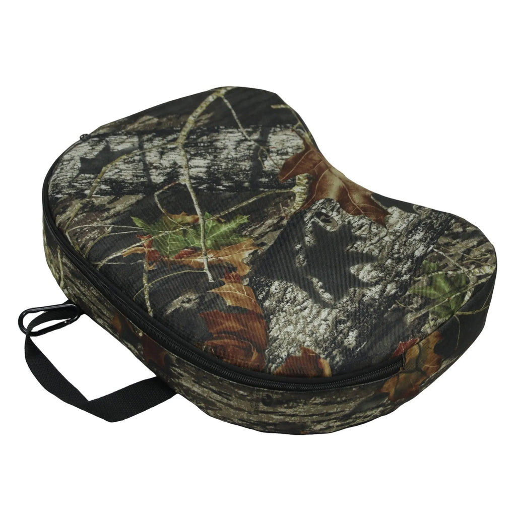 Portable camping camouflage thickened cushion made of Oxford cloth, size 40x29x7 cm, in Black New Reed camouflage colour