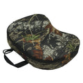 Portable camping camouflage thickened cushion made of Oxford cloth, size 40x29x7 cm, in Black New Reed camouflage colour
