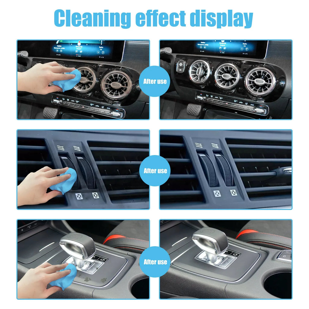 20g car interior gap cleaning mud putty for dust removal, shown with dimensions 15cm by 10cm.