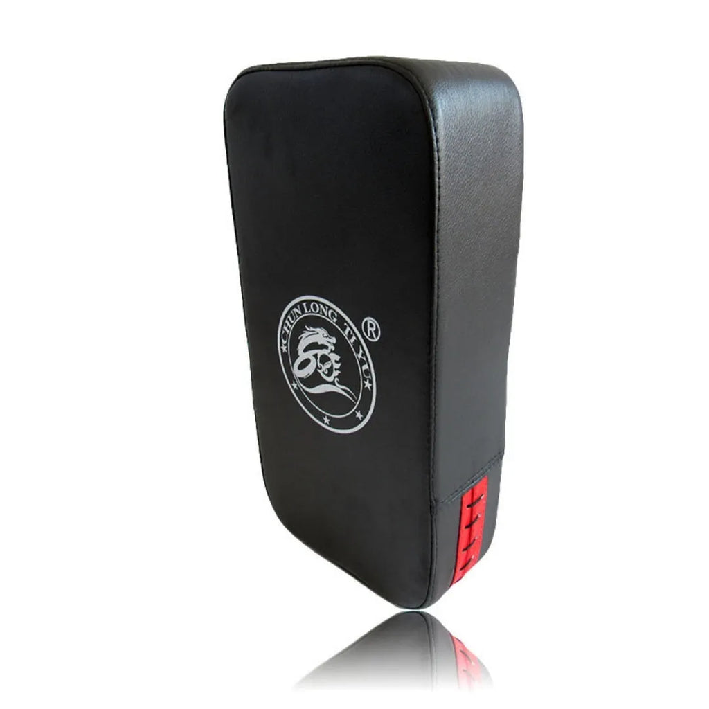 Square red Taekwondo foot target pad for martial arts training measuring 40x20x10cm