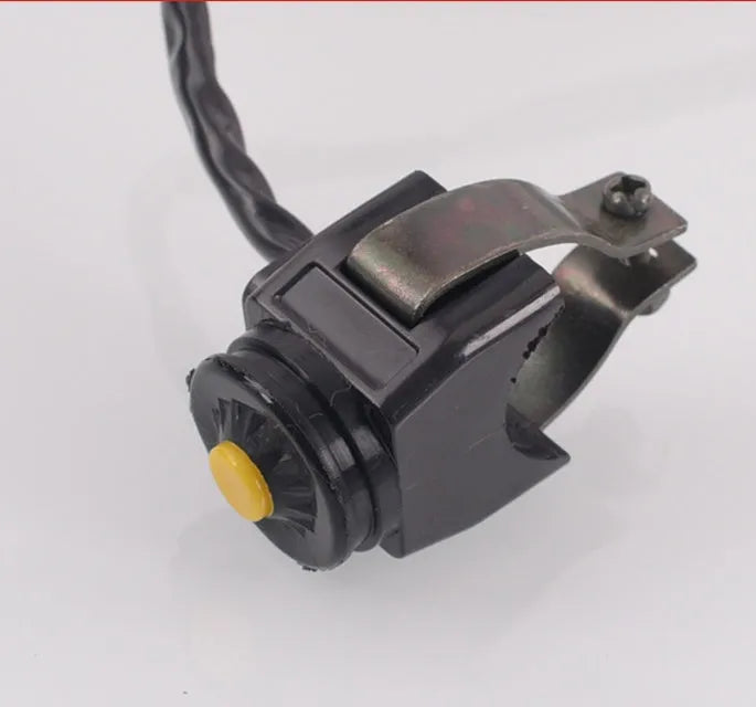 Red and yellow motorcycle four-wheel ATV ignition point button switch 60mm size