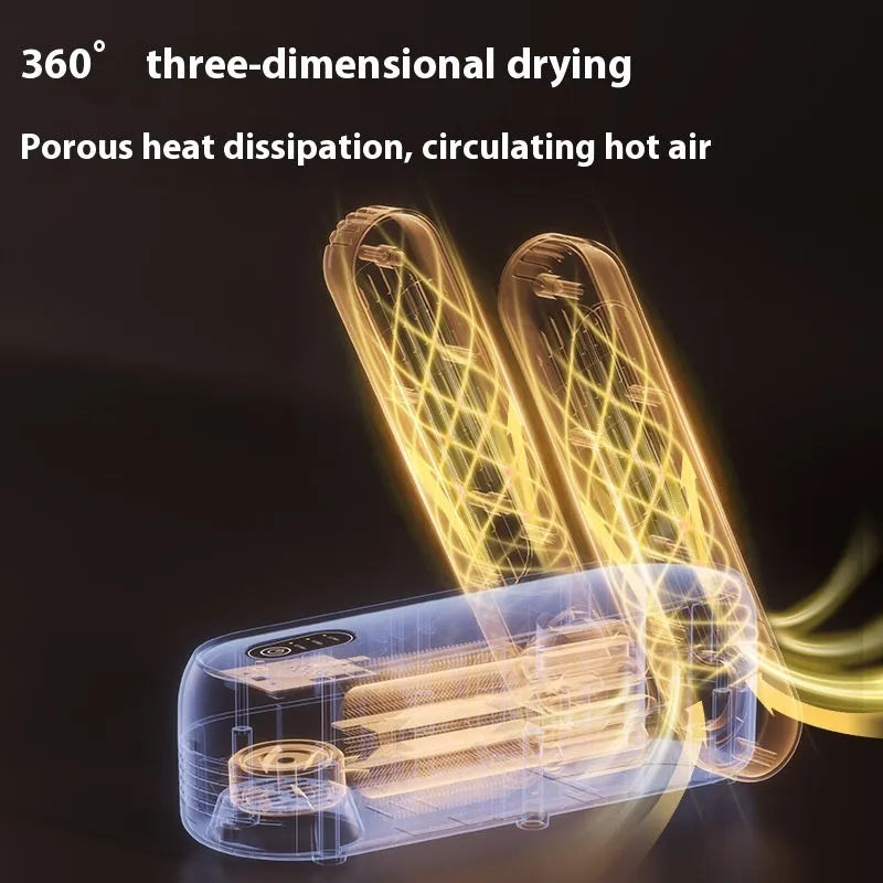 D4 black automatic shoe dryer with timer for waterproof warming and drying machinery
