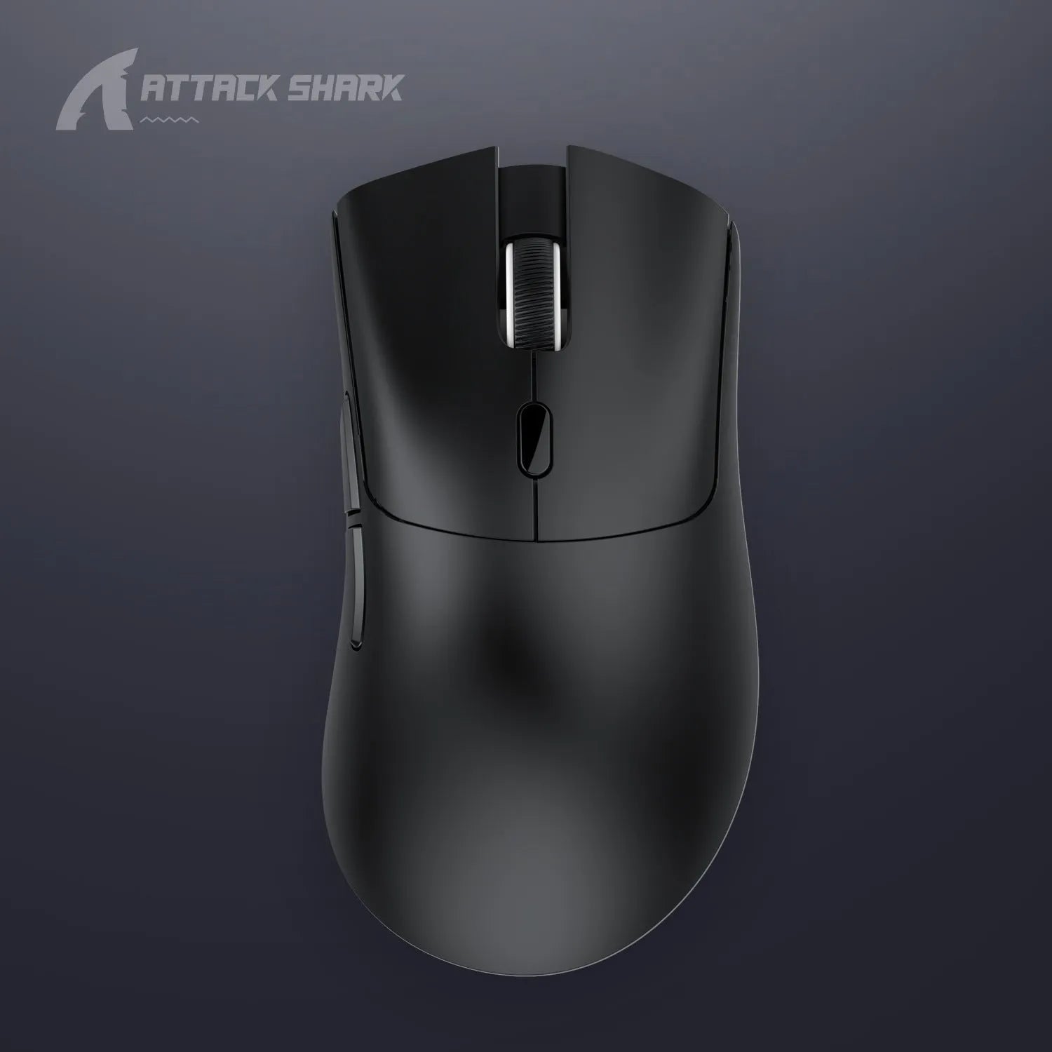 Attack Shark wireless gaming mouse in black, red, or white with USB and Bluetooth connectivity