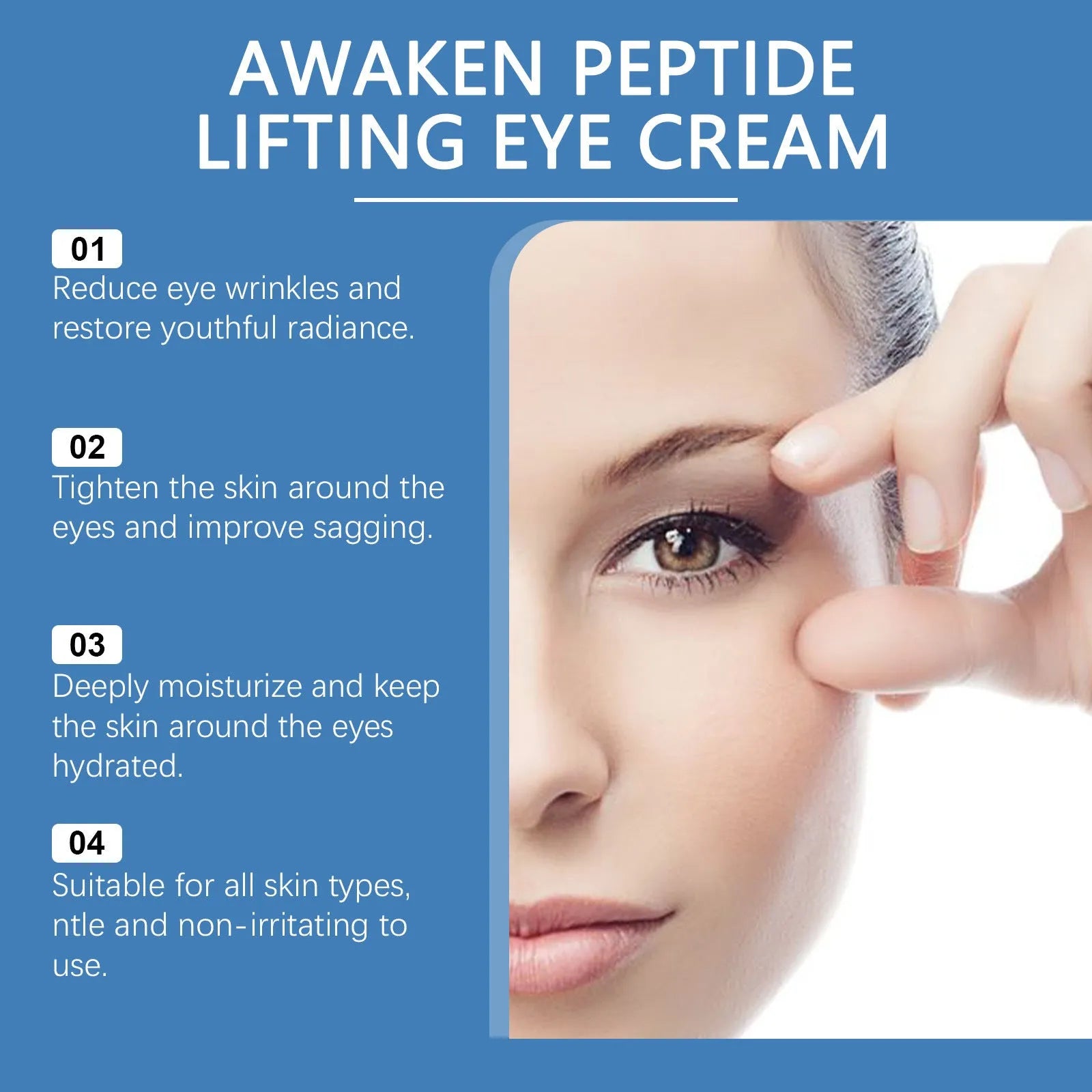 Viareline collagen firming eye cream 15g container