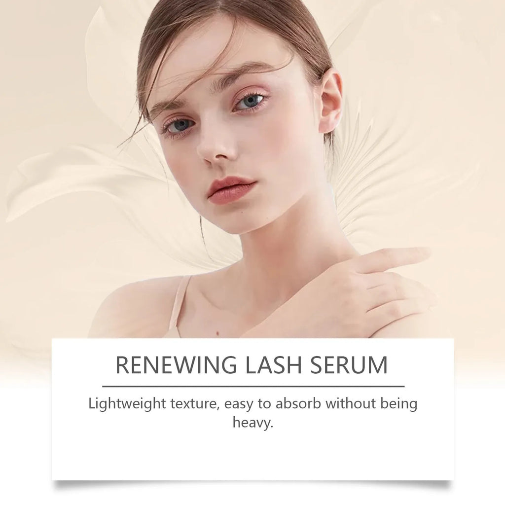 3ml bottle of nourishing eyelash growth serum with applicator.