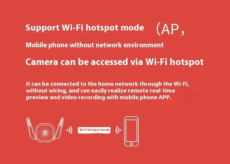 Outdoor webcam with 1080p HD and infrared night vision for security surveillance