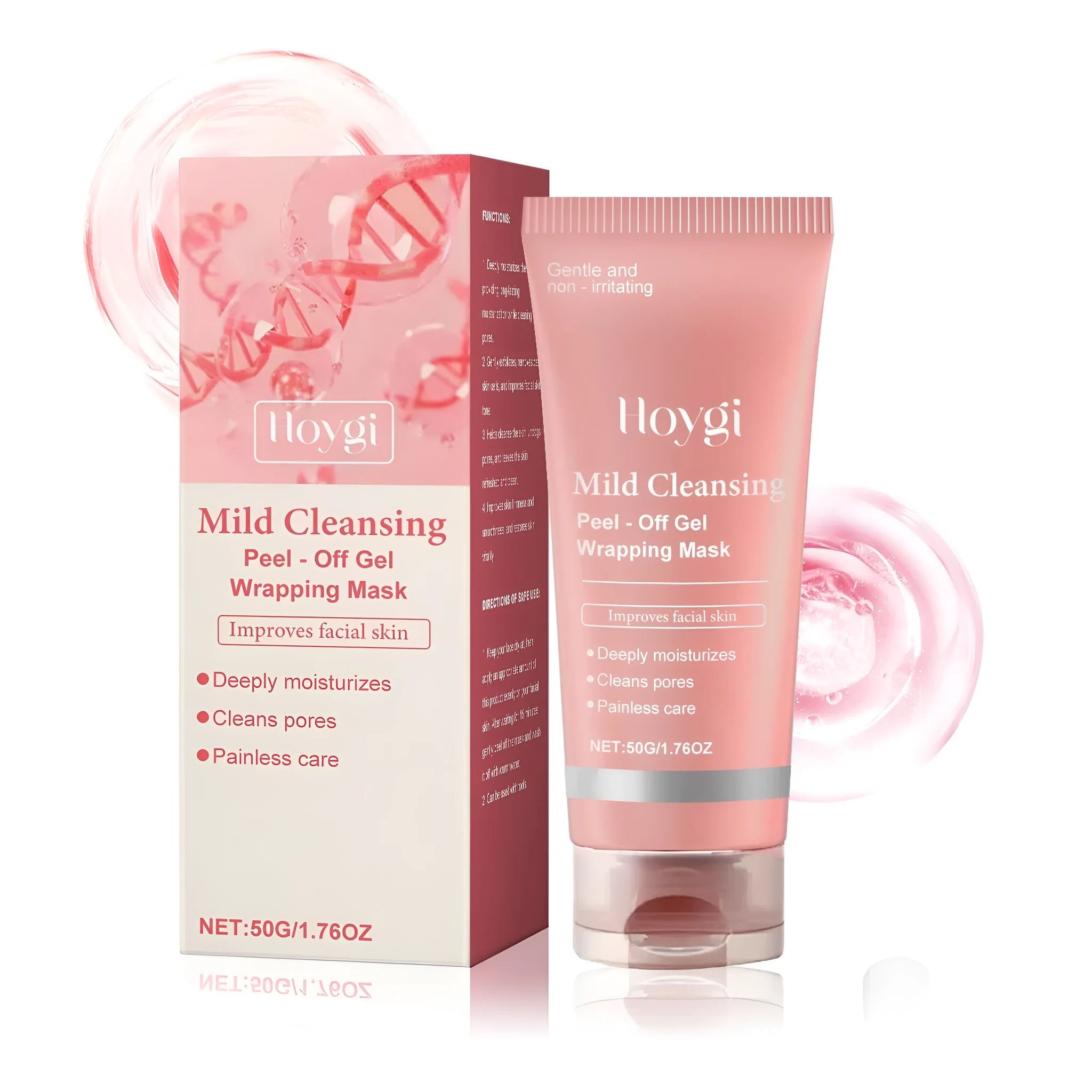 Collagen facial mask with 50g capacity for moisturising and nourishing application
