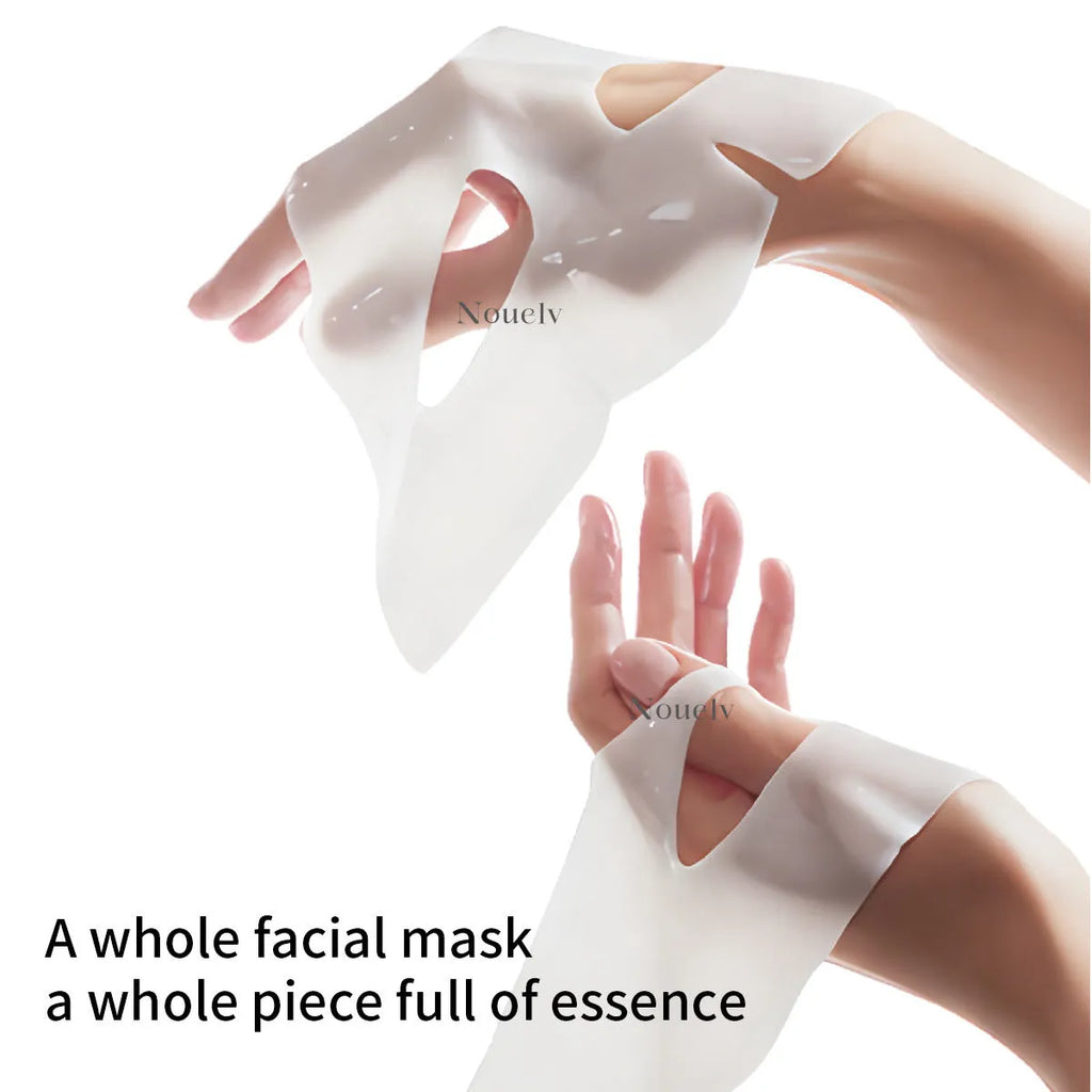 Collagen layered patch face mask 4-pack for skincare treatment