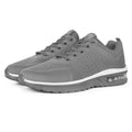 Men's casual breathable mesh running shoes in multiple colours with round toe and PU sole