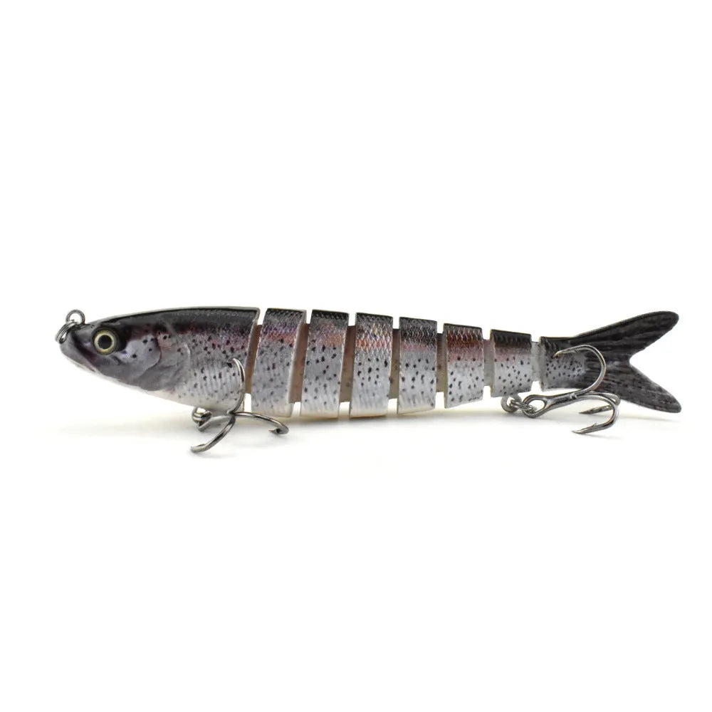 Eight Fish brand hard bait fishing lure, 133 mm long, shown in one of its eleven available colour options.
