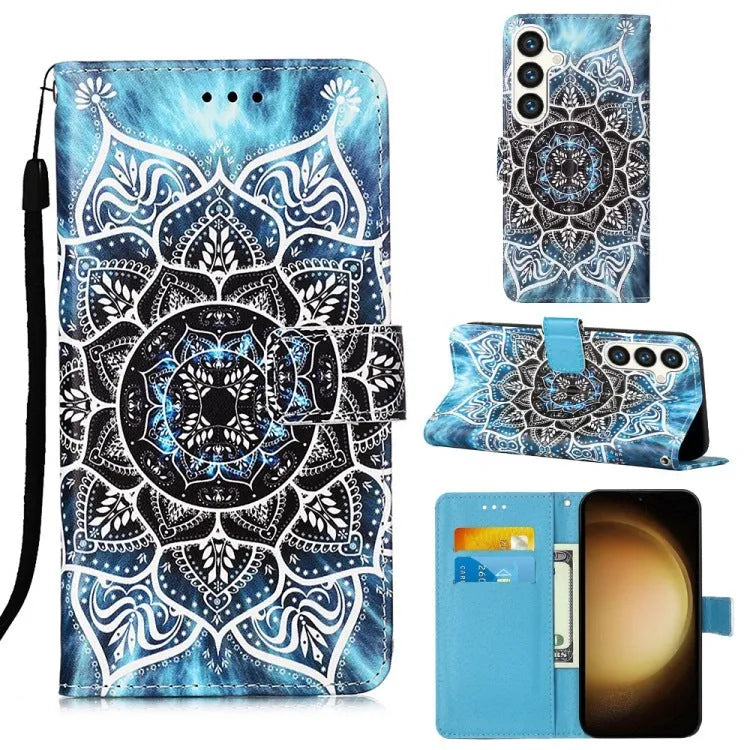 Handmade imitation leather shockproof phone case for Samsung S22 with built-in bracket in Baby Panda colour