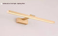 Front LED mirror cabinet lamp with aluminum alloy body in gold finish with white light 6000K, 40cm size