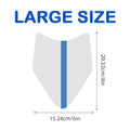 Transparent aircraft-shaped PE film anti-wear patch for inner thigh sweat protection