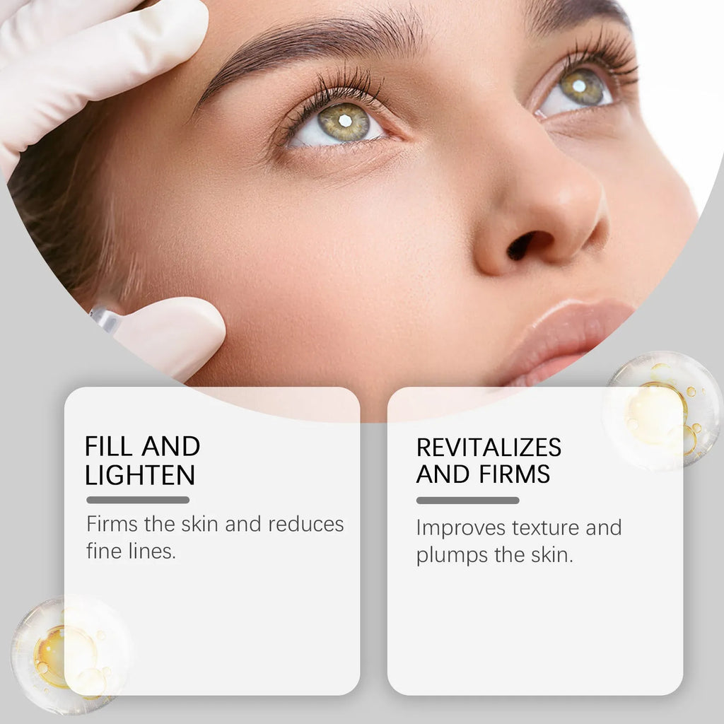 30ml bottle of Light Lines Nourish Skin Smear Care Solution Tightening Essence serum.