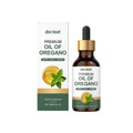 Oregano Oil Soothing Care Drops 59ml brown bottle with dropper cap on white background