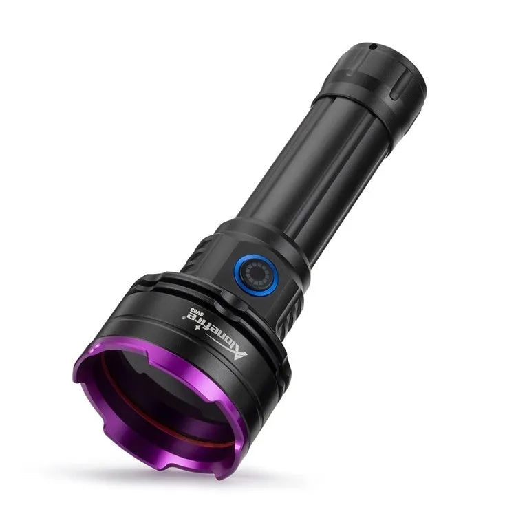 SV83 high power 30W UV flashlight in aluminium alloy with 365nm purple light