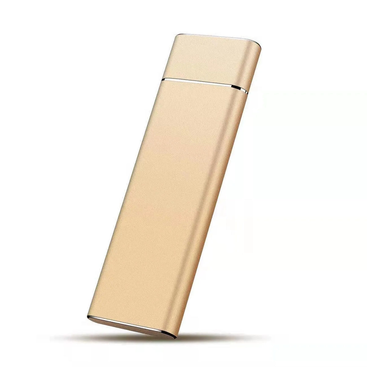Silver M.2 NGFF to USB 3.1 SSD enclosure in solid aluminium alloy with data line and screwdriver