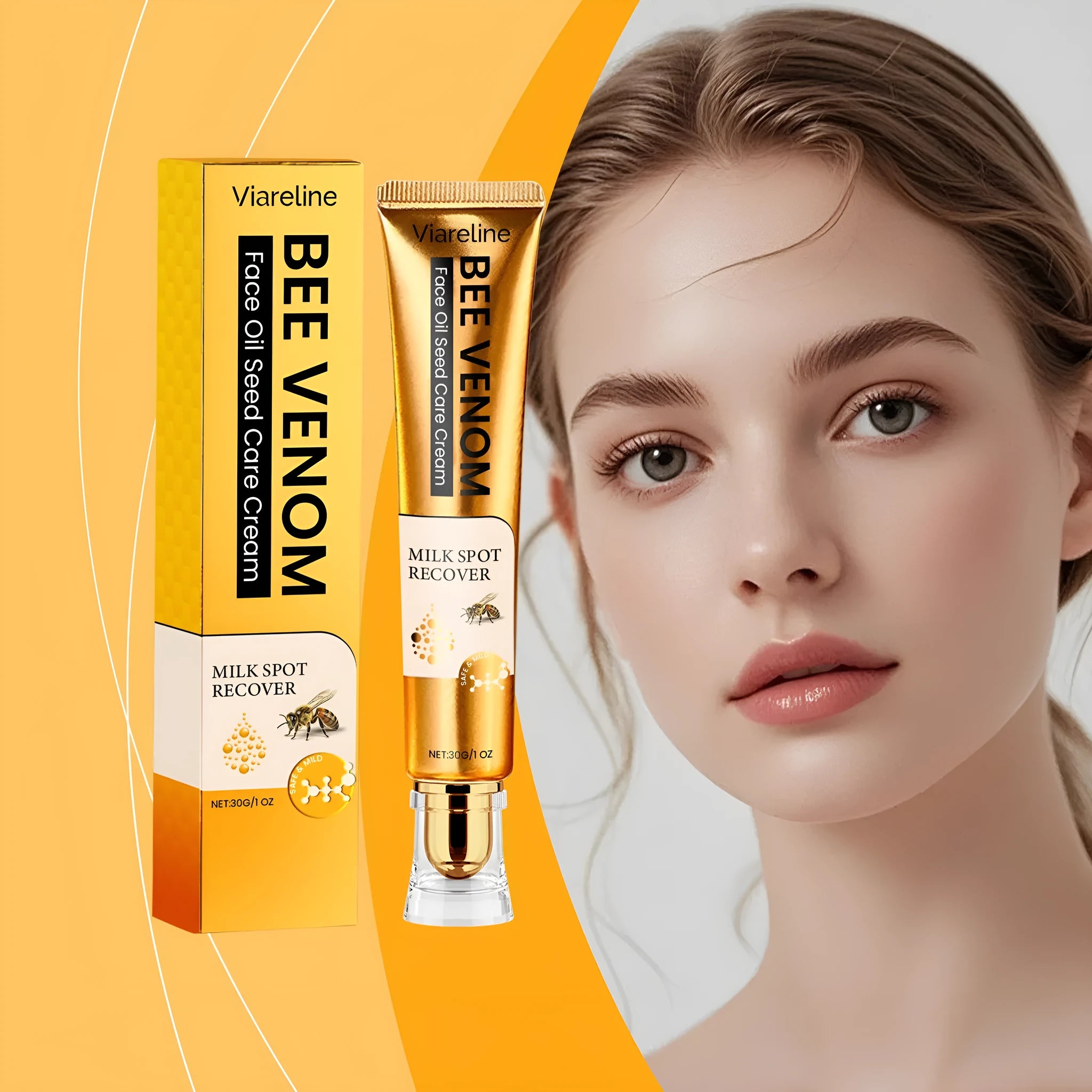 30g jar of facial and neck moisturising cream with gentle hydrating formula