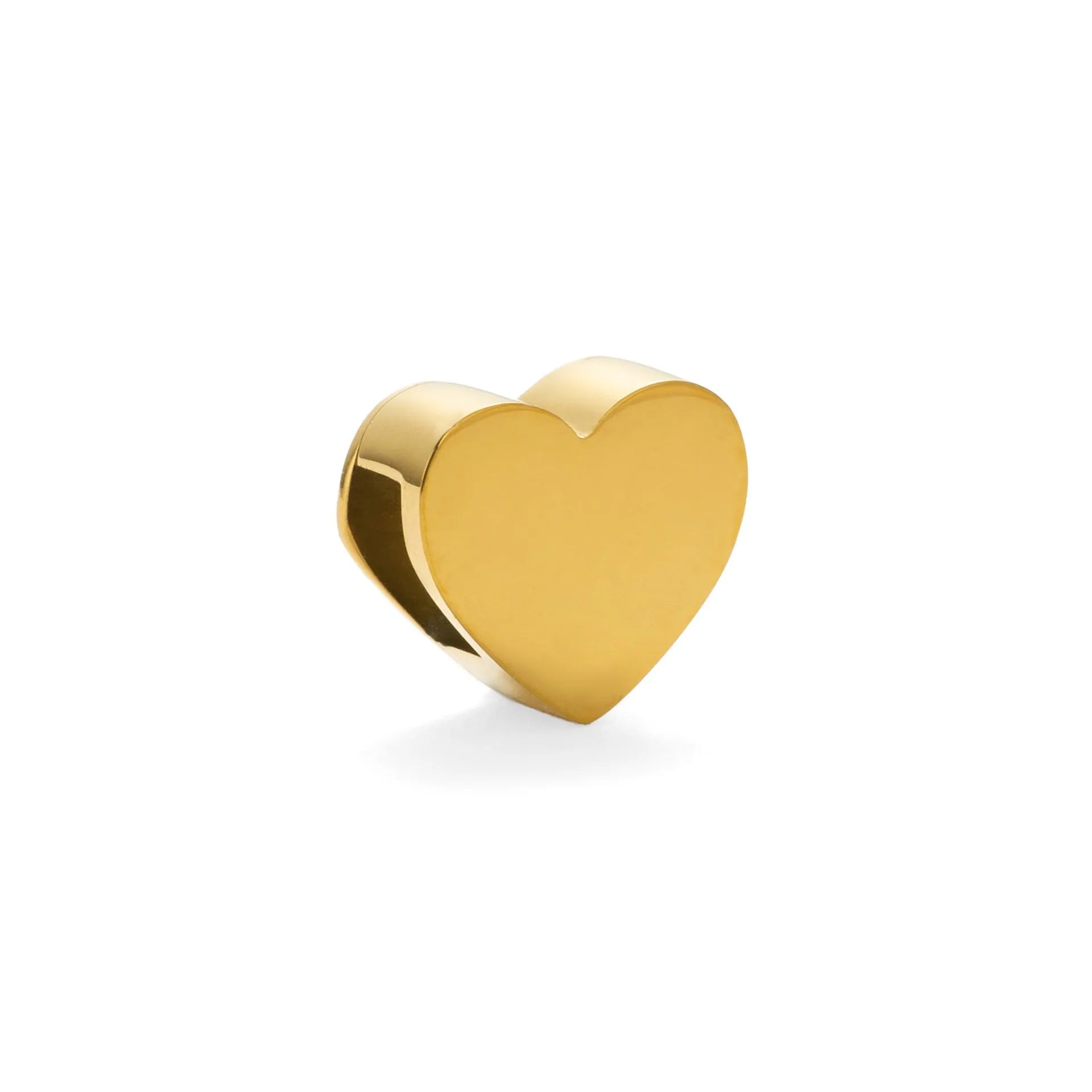 Gold and silver titanium steel necklaces with letter, number, and heart charms on a 40.5cm chain.
