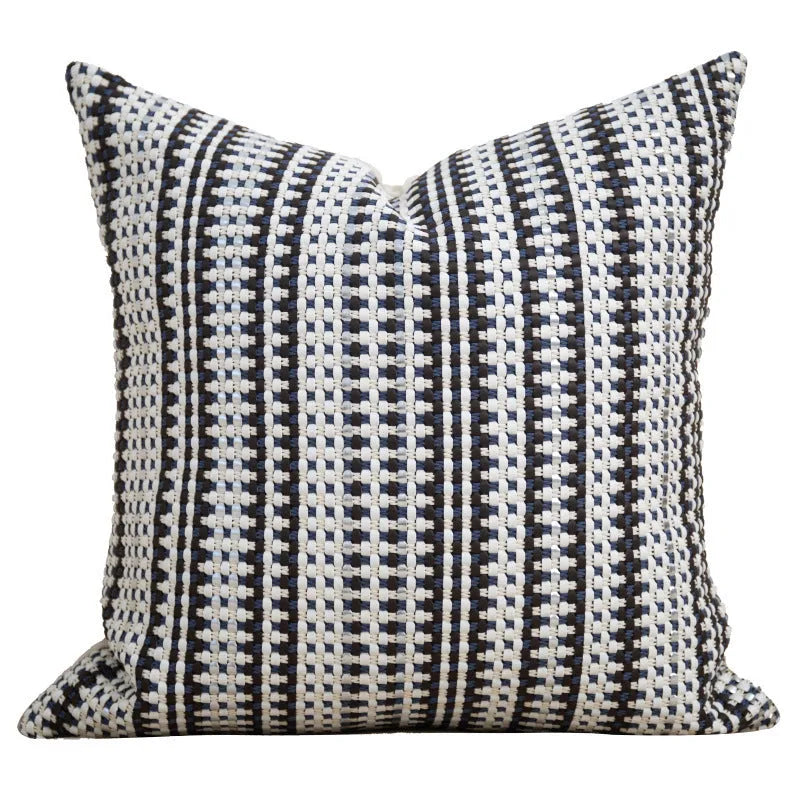 Geometric cushion cover in Misty Forest Series, 45x45cm and 30x50cm, modern simplicity style, PP cotton filler.